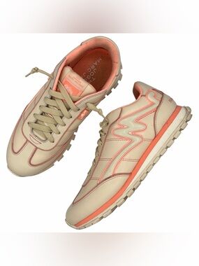 Marc Jacobs The Fluo Joggers Sneakers in Tapioca and Light Pink EU 41 US 11